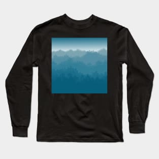 Blue landscape Long Sleeve T-Shirt